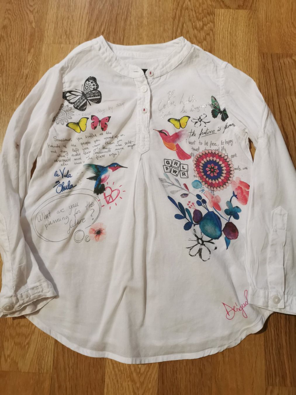Desigual Camicette, T-shirt & Top: Desigual Bluse Grösse 3/4 98-104 – Usato da Zürich venduto da Simfa