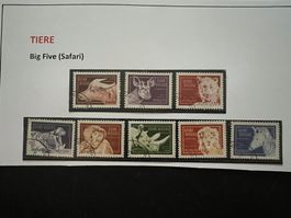 1989 Guine-Bissau Big Five Serie gest.  (A984)