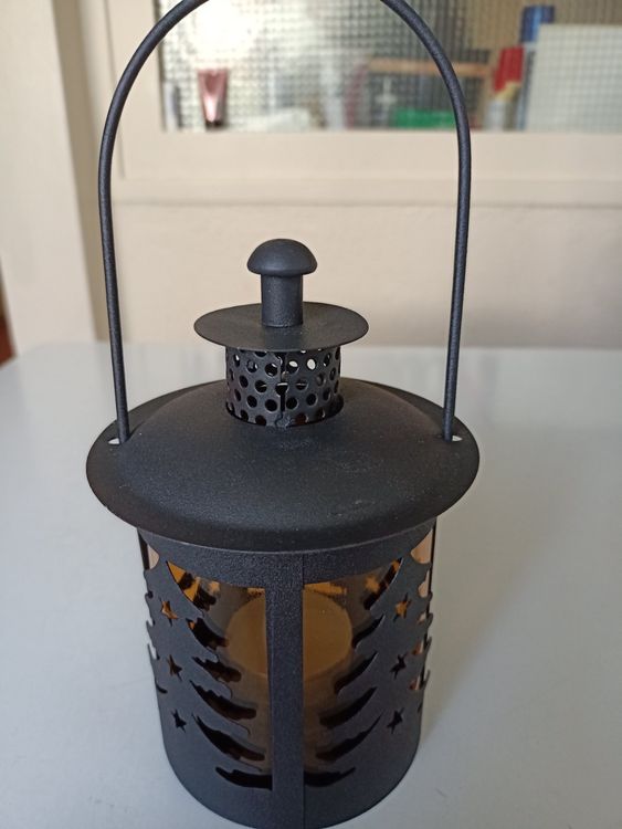 Lanternes: Schwarze Laterne pulverbeschichtet – Neuf (Voir description) à Schaffhausen par Hdino 1