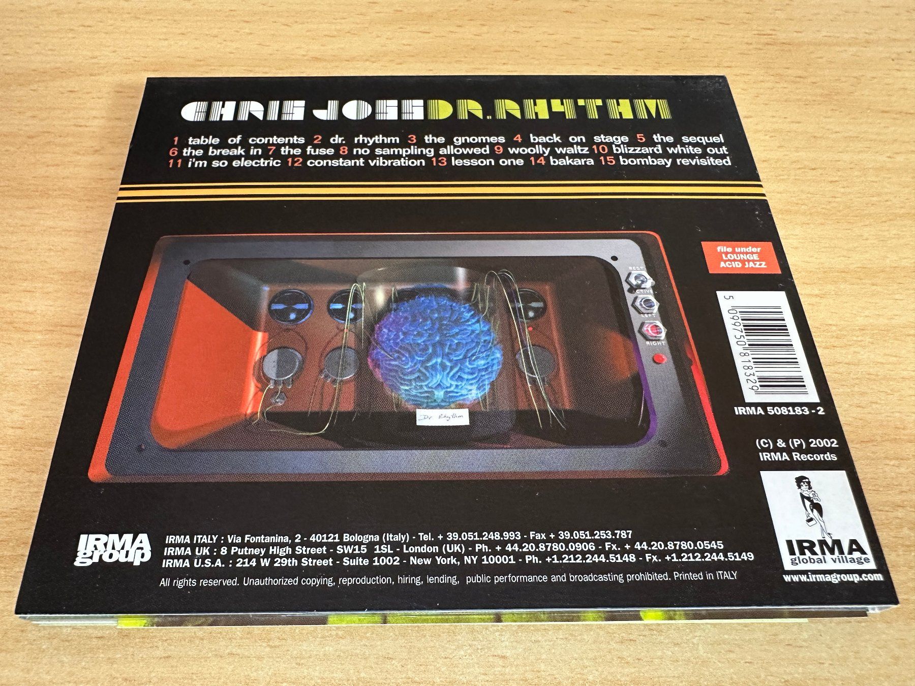 CDs: Chris Joss – Dr. Rhythm – Gebraucht aus Rikon im Tösstal von Alpenmutz 1