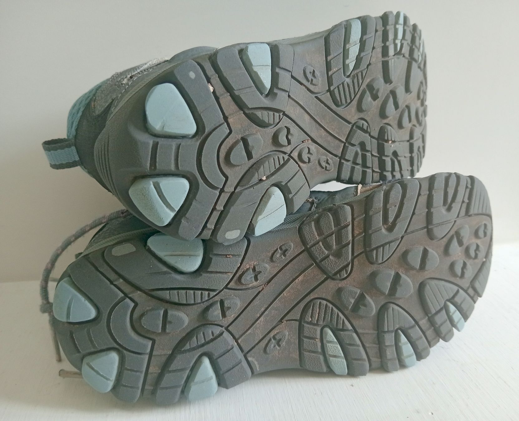 Merrell Scarpe per ragazzi: Merrell Moab 3 Mid WP Leder/Textil Blue Waldschule Gr. 32 – Usato da Allschwil venduto da Evgeniia78 8