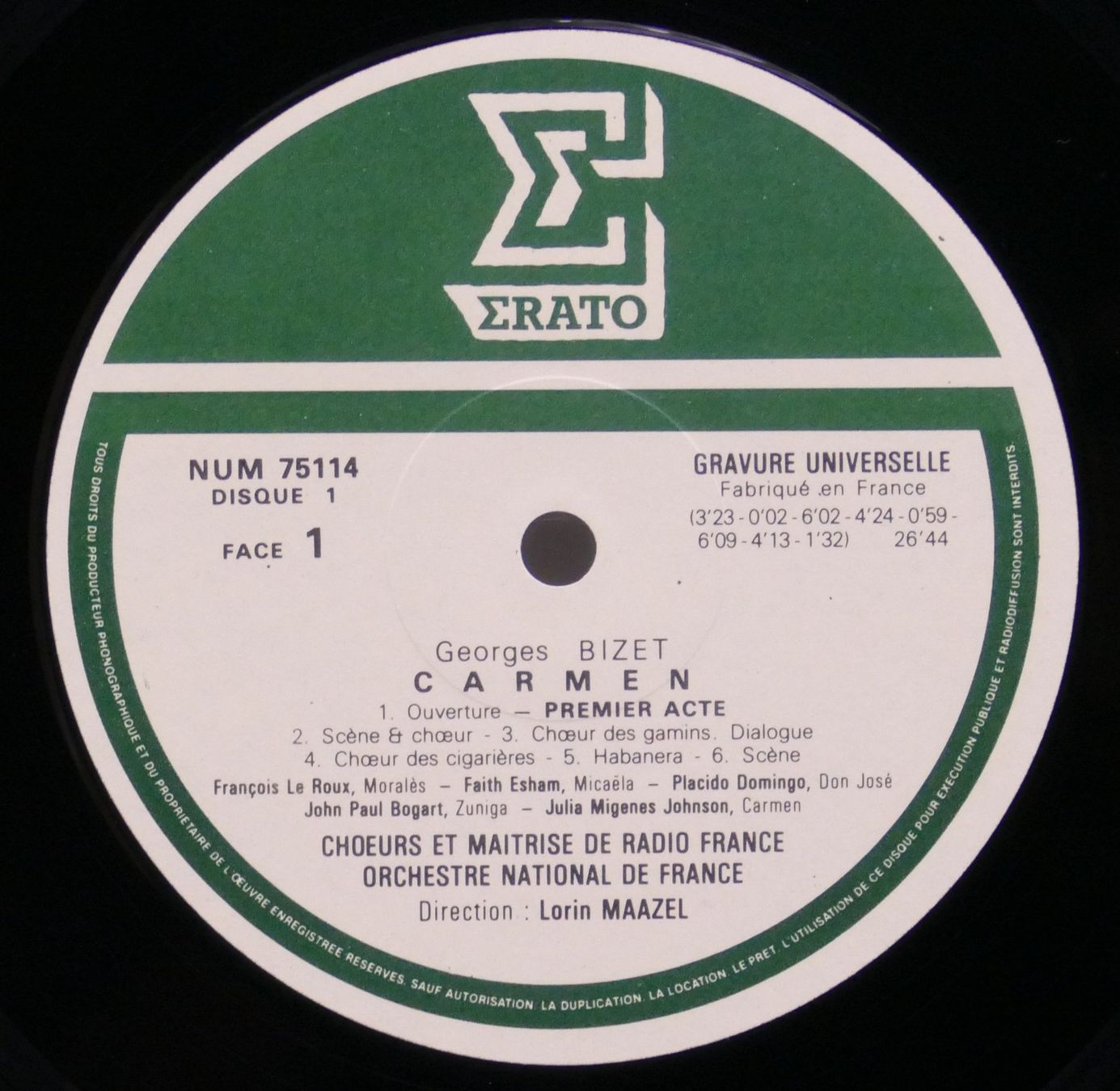Dischi in vinile: CARMEN - Georges Bizet – Usato da Hochdorf venduto da Sukram58 4