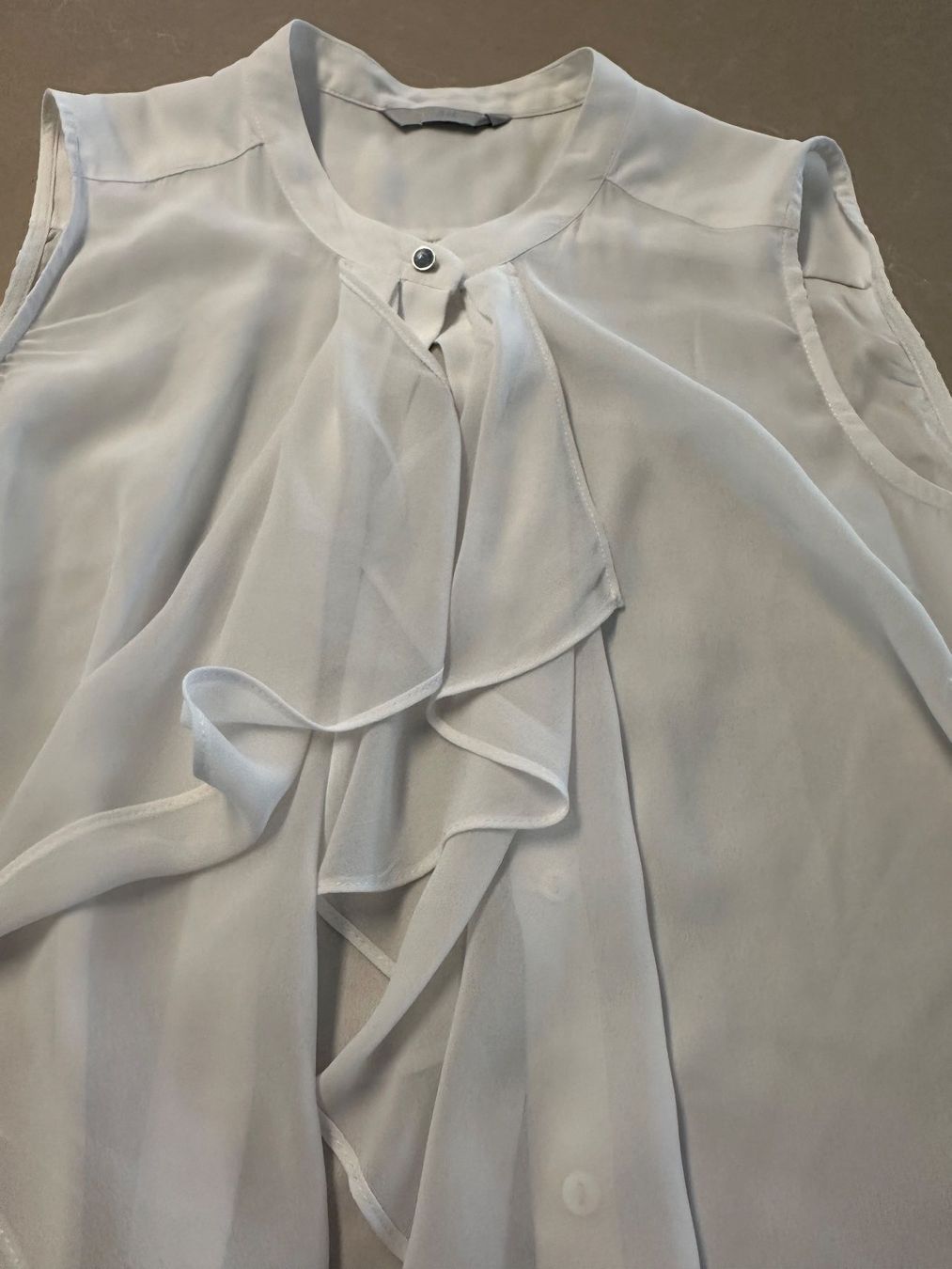 H&M Camicette: H&M Chiffon Bluse Weiss Gr. M elegant – Usato da Weggis venduto da _GMA9 1