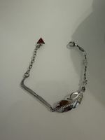 Armband Feder Guess silberfarben guter Zustand