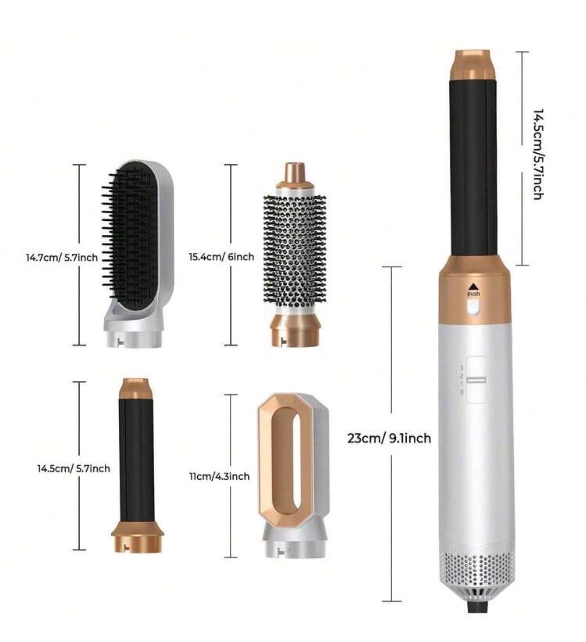 Asciugacapelli: 5 in 1 Haarstyler Set - Locken, Glätten, Volumen – Nuovo e nell'imballaggio originale da Emmenbrücke venduto da ShopDirect 7