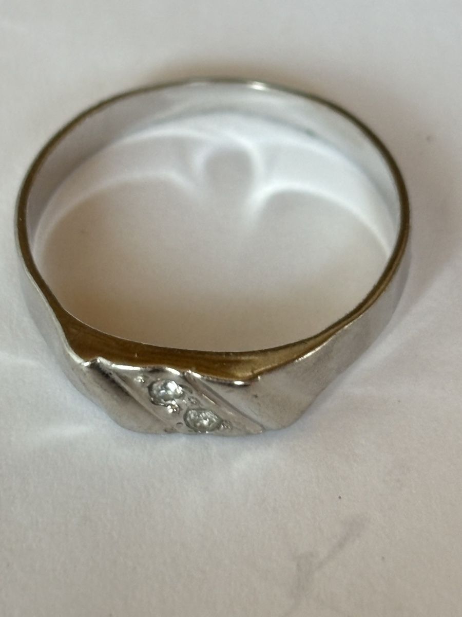 Anelli: Schicker Silberring  925 mit Zirkonia – Usato da Langnau am Albis venduto da flusspflege 4