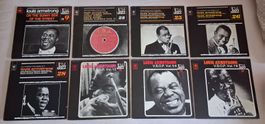 LOUIS ARMSTRONG LOT 8 ALBUMS AIMEZ VOUS LE JAZZ LP 33 TOURS