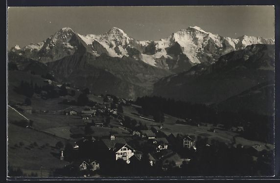 Cartoline postali: Beatenberg, Waldegg mit Eiger, Mönch un – Usato da Berlin venduto da bartko-reher