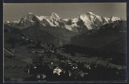Beatenberg, Waldegg mit Eiger, Mönch un