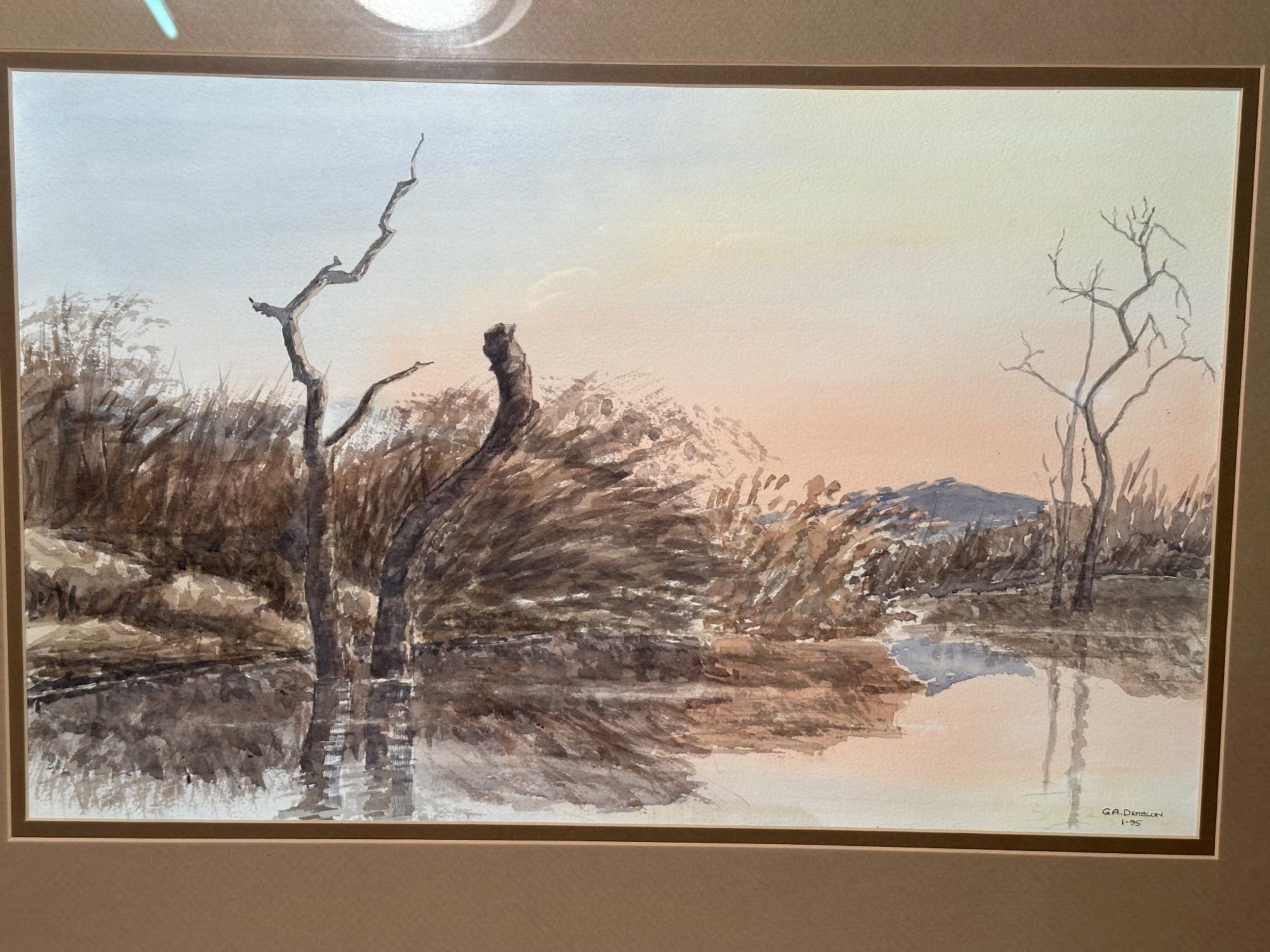 Dipinti: Belle aquarelle signée GA.Demblon – Usato da Lausanne venduto da artnouveau04 4