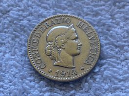 10 centimes/rappen 1914