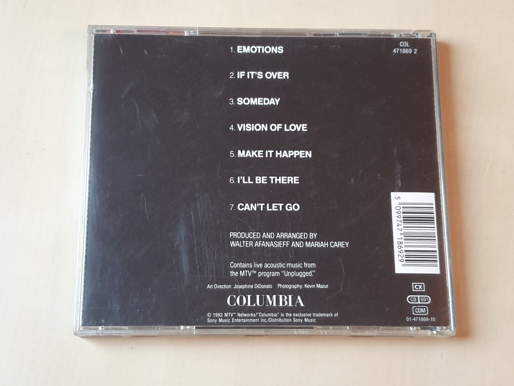 CD: Mariah Carey MTV Unplugged EP – Usato da Stansstad venduto da collectorsshop 1