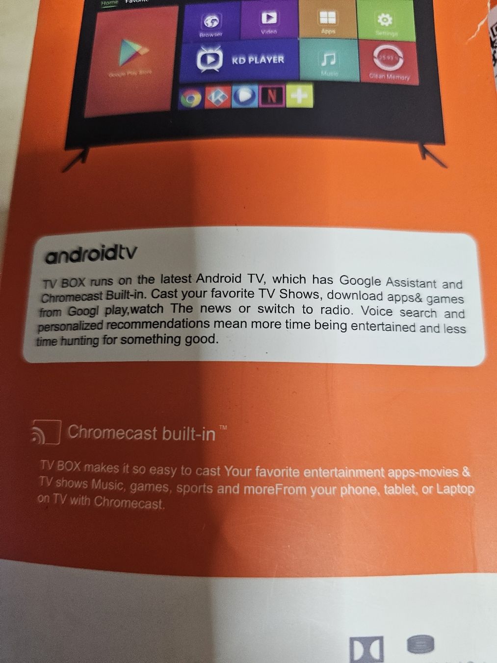 Sistemi audio & multimediali: Android TV – Nuovo (secondo la descrizione) da Burgdorf venduto da weggu.666 1