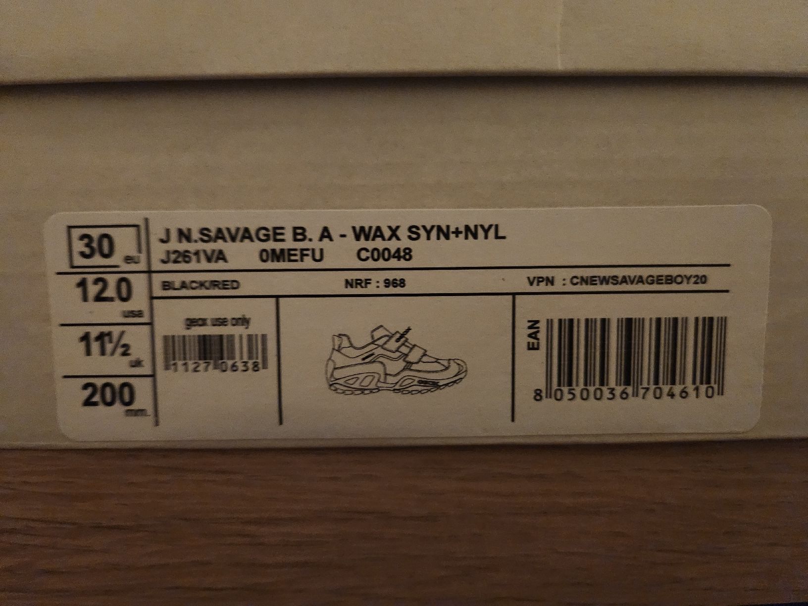 Geox Scarpe per ragazzi: New Savage Boy – Nuovo e nell'imballaggio originale da Territet venduto da Cenh 3