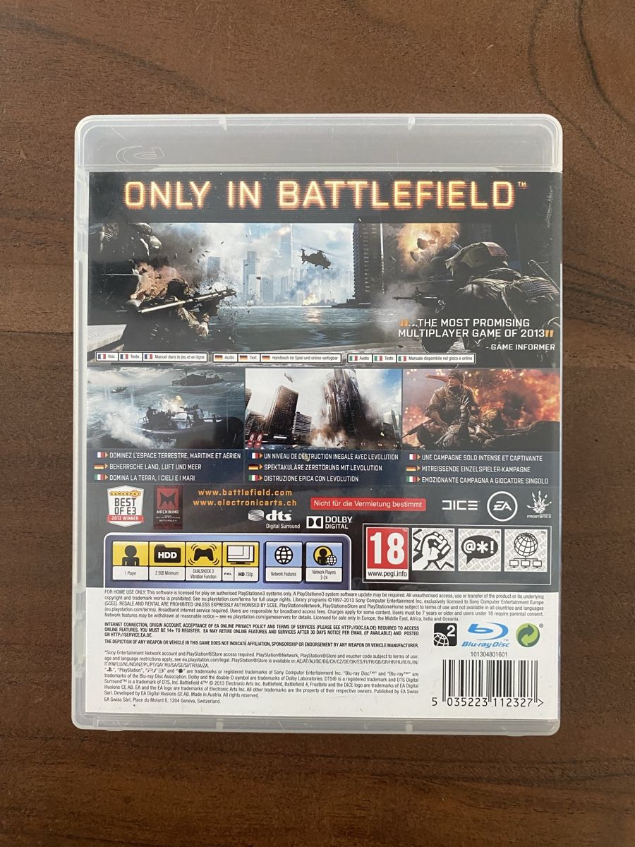 Sony Spiele: Battlefield 4 für PS3 – Gebraucht aus Thunstetten von Virus_33 2