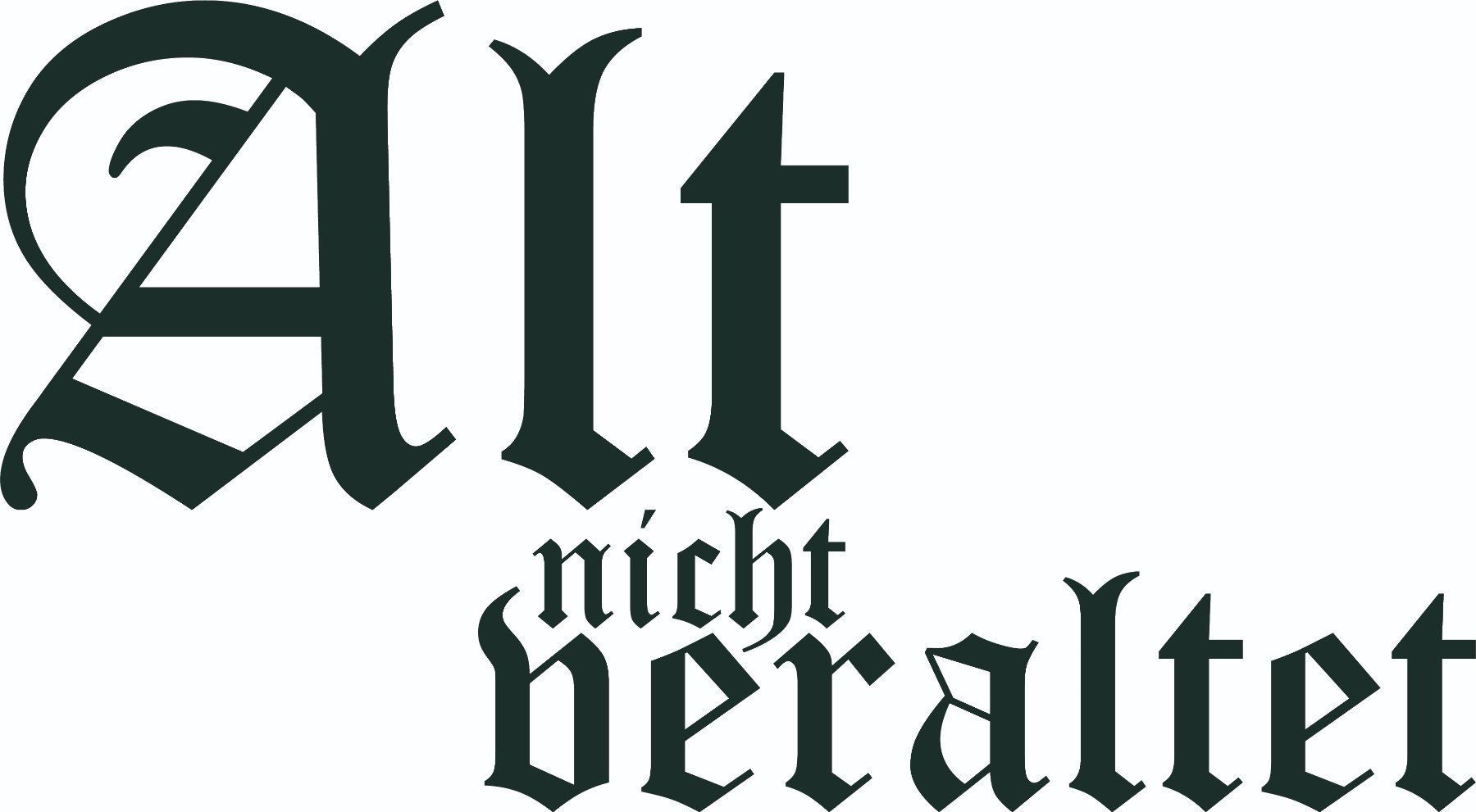 Sticker: Aufkleber: Alt nicht veraltet 30x15 cm – Nuovo (secondo la descrizione) da Niederhelfenschwil venduto da K.Alex