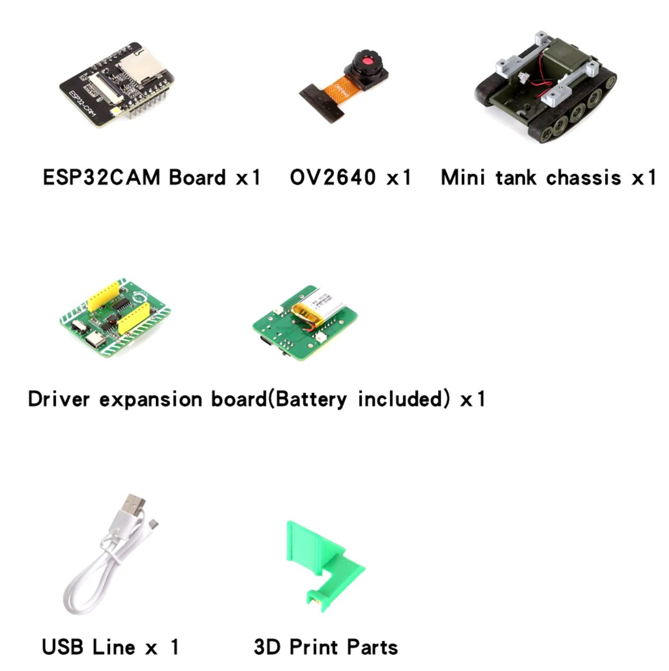 Arduino Elektronikbauteile: Mini esp32 rc Tank,  Arduino – Neu und originalverpackt aus Füllinsdorf von cabletime 5