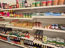 Etagères de magasin en métal