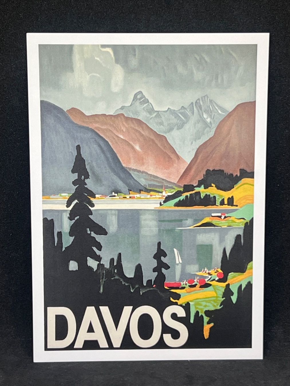 Ansichtskarten: Ansichtskarte: Davos – Gebraucht aus Widnau von Brusi9