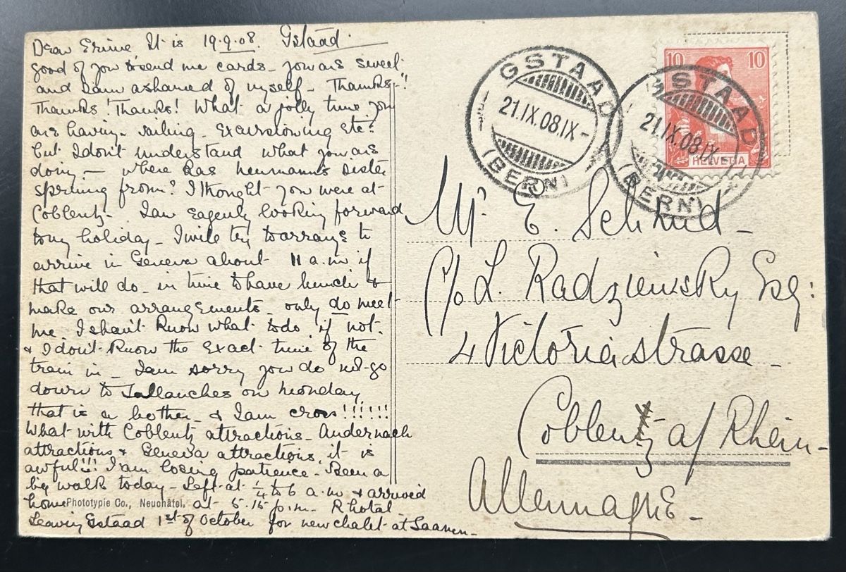 Cartes postales: Gstaad Bahnhof  – D'occasion à Horw par Tellbub 1