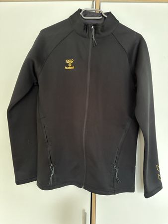 Sportjacke Hummel schwarz mit Reissverschluss Grösse S