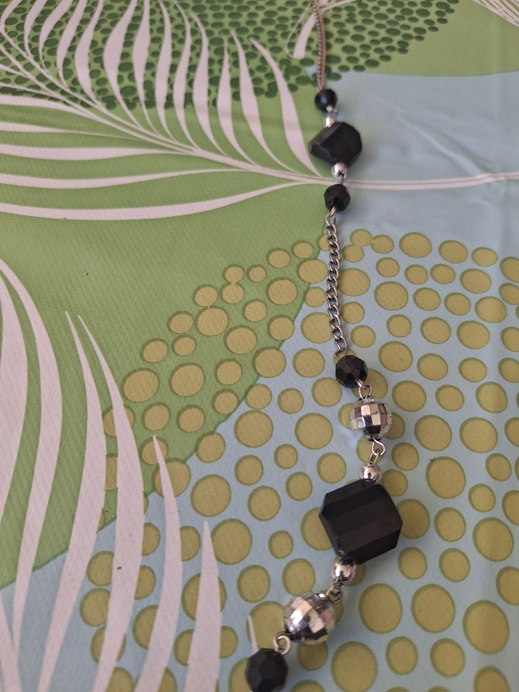 Catenine: Superbe collier long esprit bohème chic noir et argent – Usato da Brügg BE venduto da rup_p6cw 2