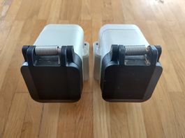2x AP-Steckdose J15 4-polig/5-polig