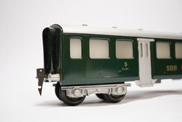7Ω HAG SBB Personenwagen 3. Klasse grün Leichtstahl 2)