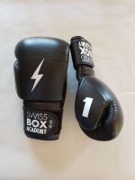 Boxhandschuhe Leder schwarz SBA FLASH 14 OZ. NEU
