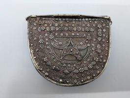 Antike Gürteltasche Silber oder versilbert