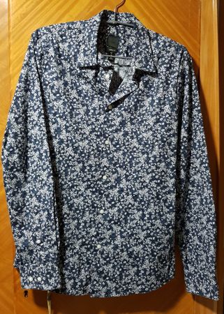 Chemise homme H&M Muscle Fit imprimé floral taille S