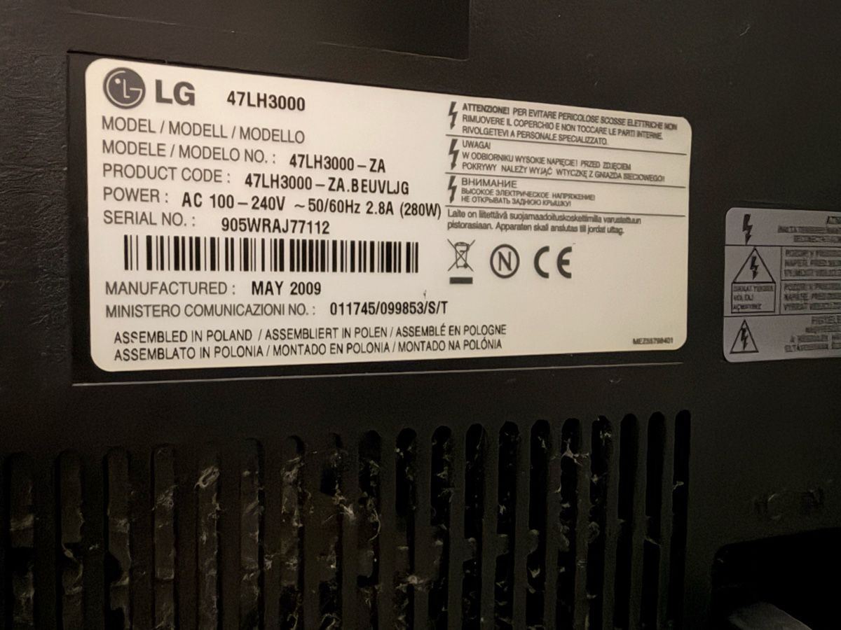 Fernseher: Fernseher LG – Gebraucht aus Kölliken von Sabay2012 5