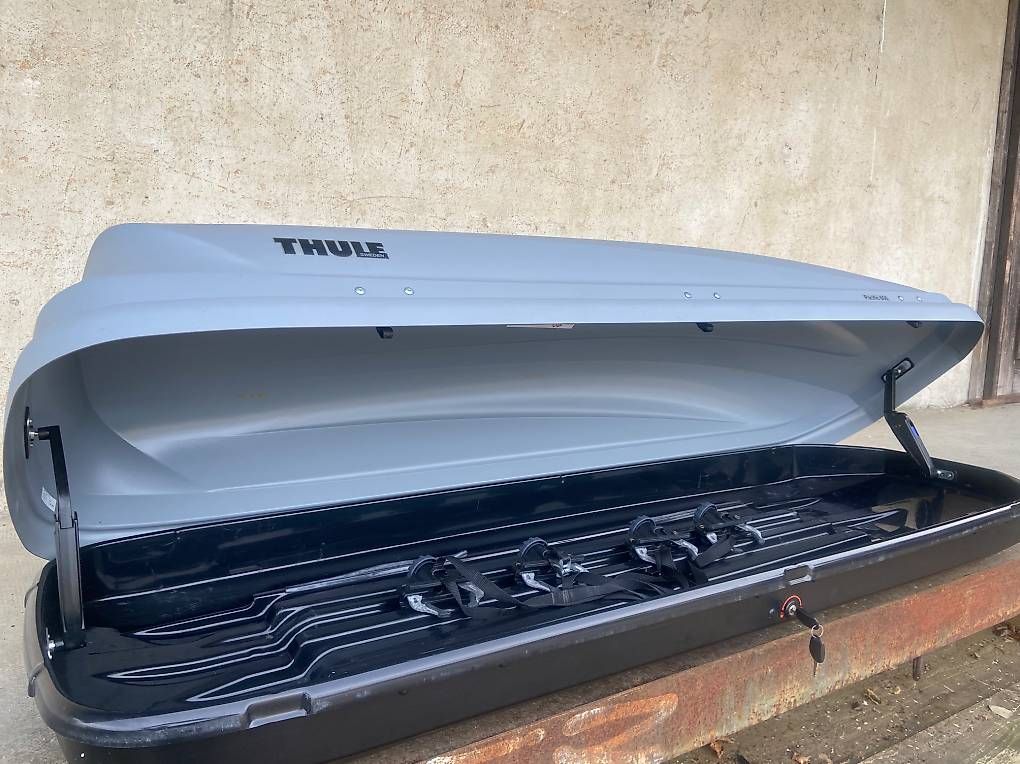 Box da tetto: Dachbox Thule Pacific 600 mit oder ohne Träger – Usato da Leuzigen venduto da Doppelrad 4