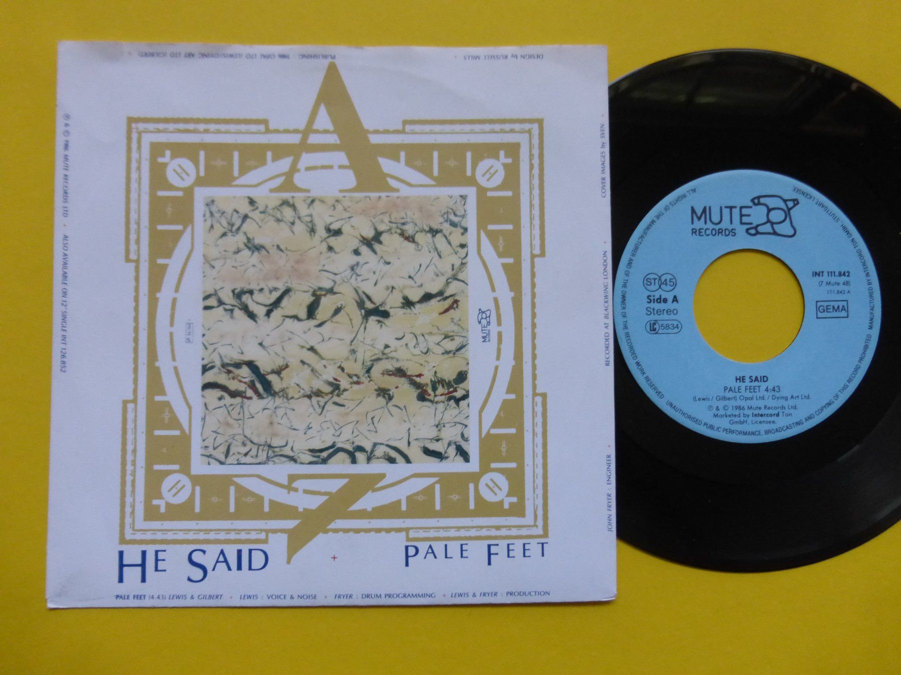 Dischi in vinile: He Said – Pale Feet / Pulling 3gs – Usato da Zürich venduto da Swiss57