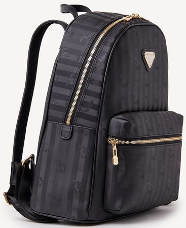 MAISON MOLLERUS Rucksack Tasche Handtasche Glarus Noir Gold