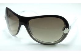 80s Retro Lady Fashion Designer Sonnenbrille weiss SFS401WT