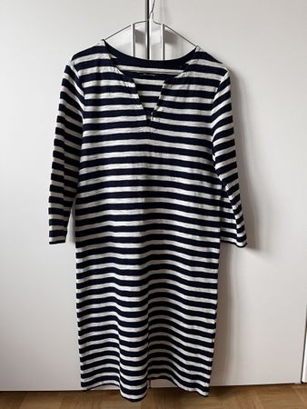 Marc O'Polo Streifenkleid Gr. 36 Marine/Weiss 3/4 Ärmel