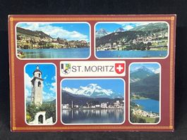 Ansichtskarte: St. Moritz, Engadin