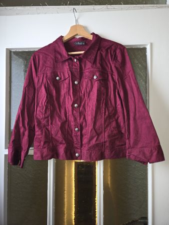 Jacke von colora Gr. XL weinrot