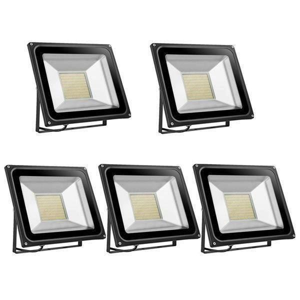 Lampade: +5X 100W warmweis LED SMD Fluter Flutlich – Nuovo e nell'imballaggio originale da Amriswil venduto da JaJa-Express