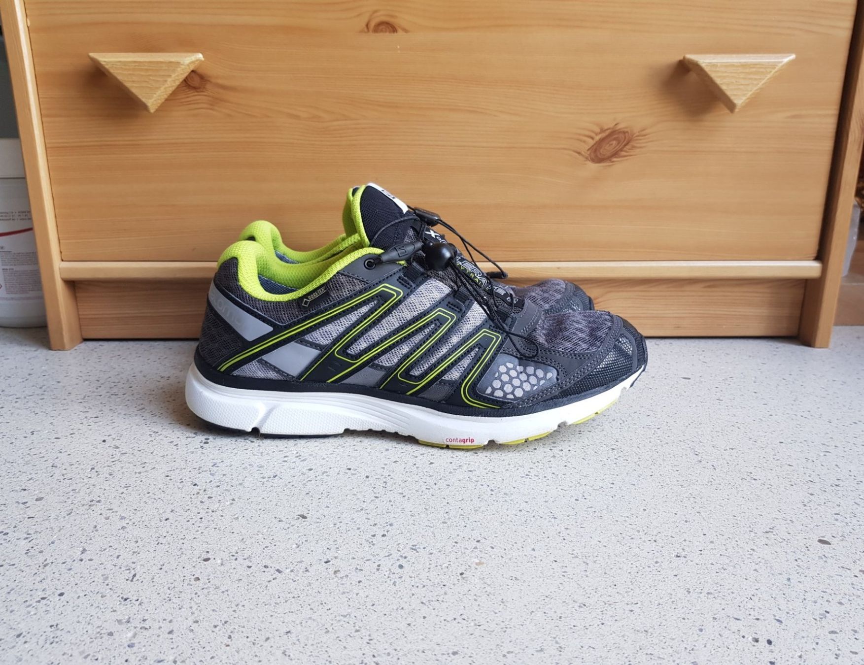 Salomon Scarpe da uomo: Salomon X-Celerate 2 GTX Wanderschuh Grösse 45 – Usato da Basel venduto da Birs868