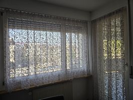 2 Vorhänge mit Muster! 400x 142 und 200x220