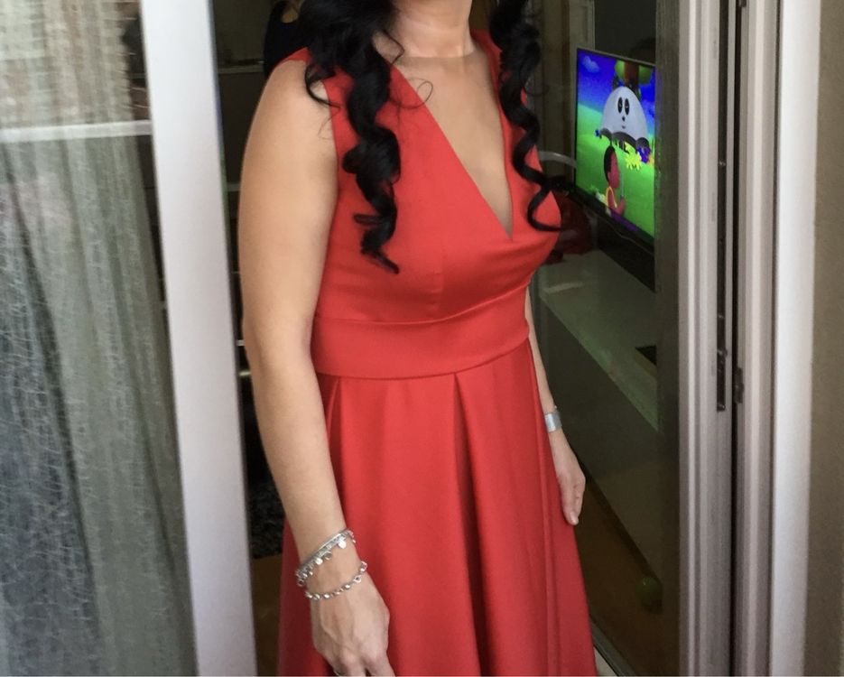 Vestiti: Ballkleid / Abendkleid - Gr. 38 - Rot – Usato da Samstagern venduto da arbxhe 2
