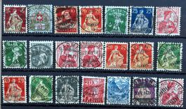 LOT SCHWEIZER BRIEFMARKEN