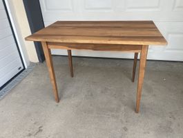  Tisch stil Biedermeier 110x67x78 aus Nusbaum
