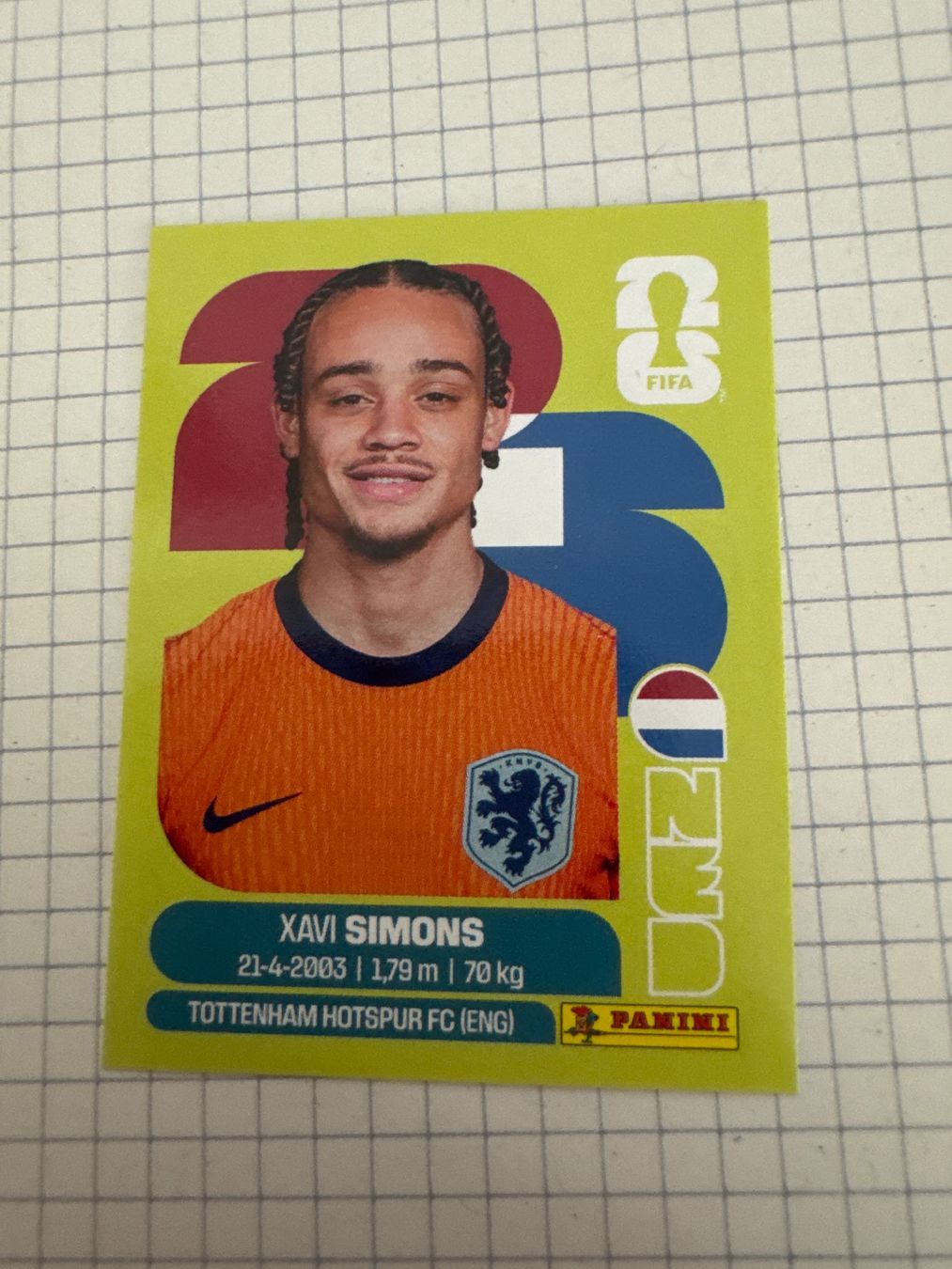 Panini Carte collezionabili: Panini Sticker WM 2026, NED 15 Xavi Simons – Nuovo (secondo la descrizione) da Winterthur venduto da mathis-spielsteine