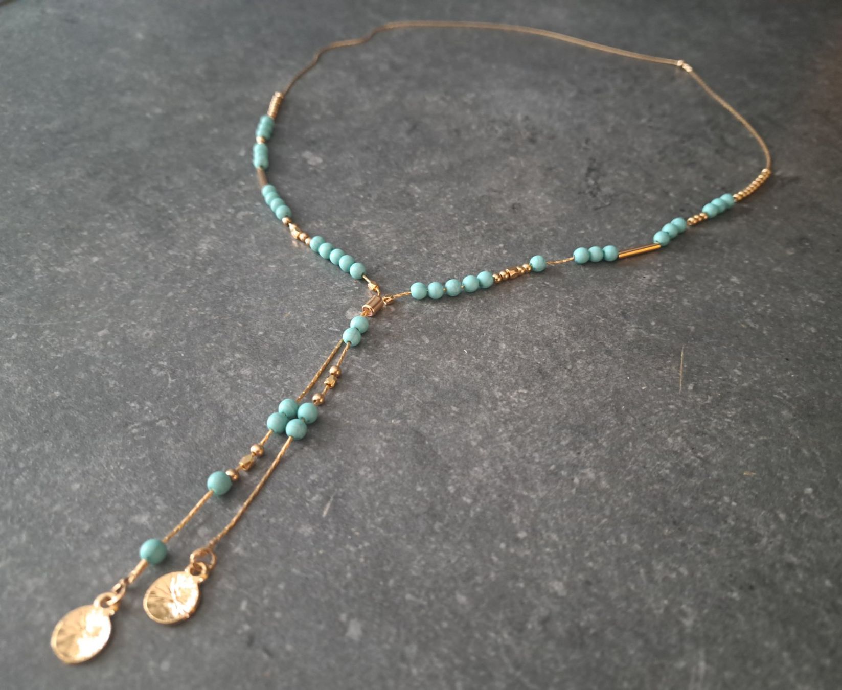 Catenine: Collier de perles - long et réglable – Nuovo e nell'imballaggio originale da St-Imier venduto da supernova21