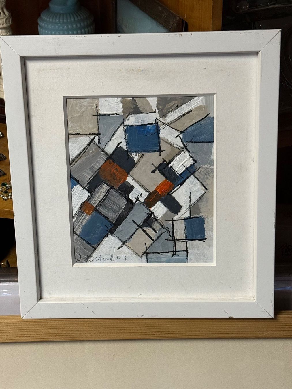 Dipinti: Wolf WETZEL Komposition Oel signiert – Nuovo e nell'imballaggio originale da Bern venduto da Jwpm66