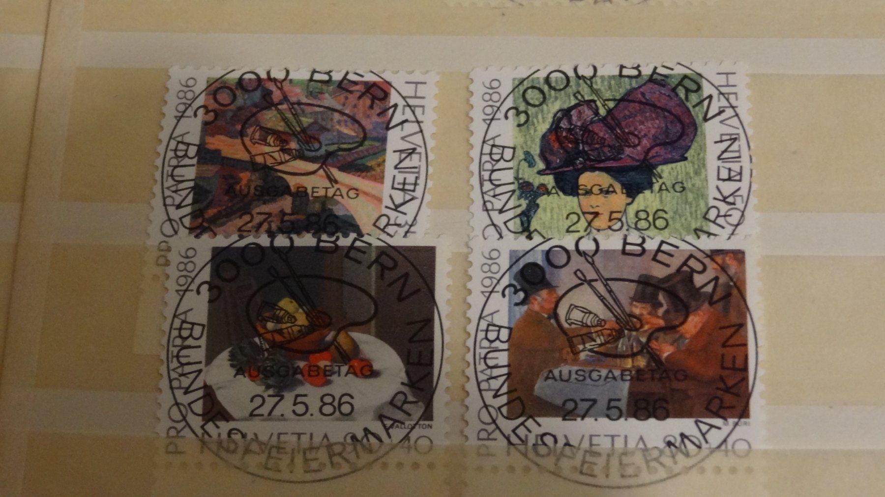 Tutti i francobolli: 1986 Pro Patria ET-VOLL – Usato da Olten venduto da pechsisa1