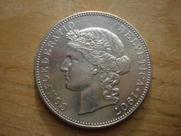 (H6) 5 Franken 1907 VZ